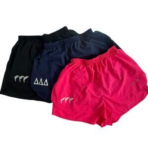 B.O.A. RUNNING Shorts 100% Micro Polyester Pink, Blue and Black Bundle Small